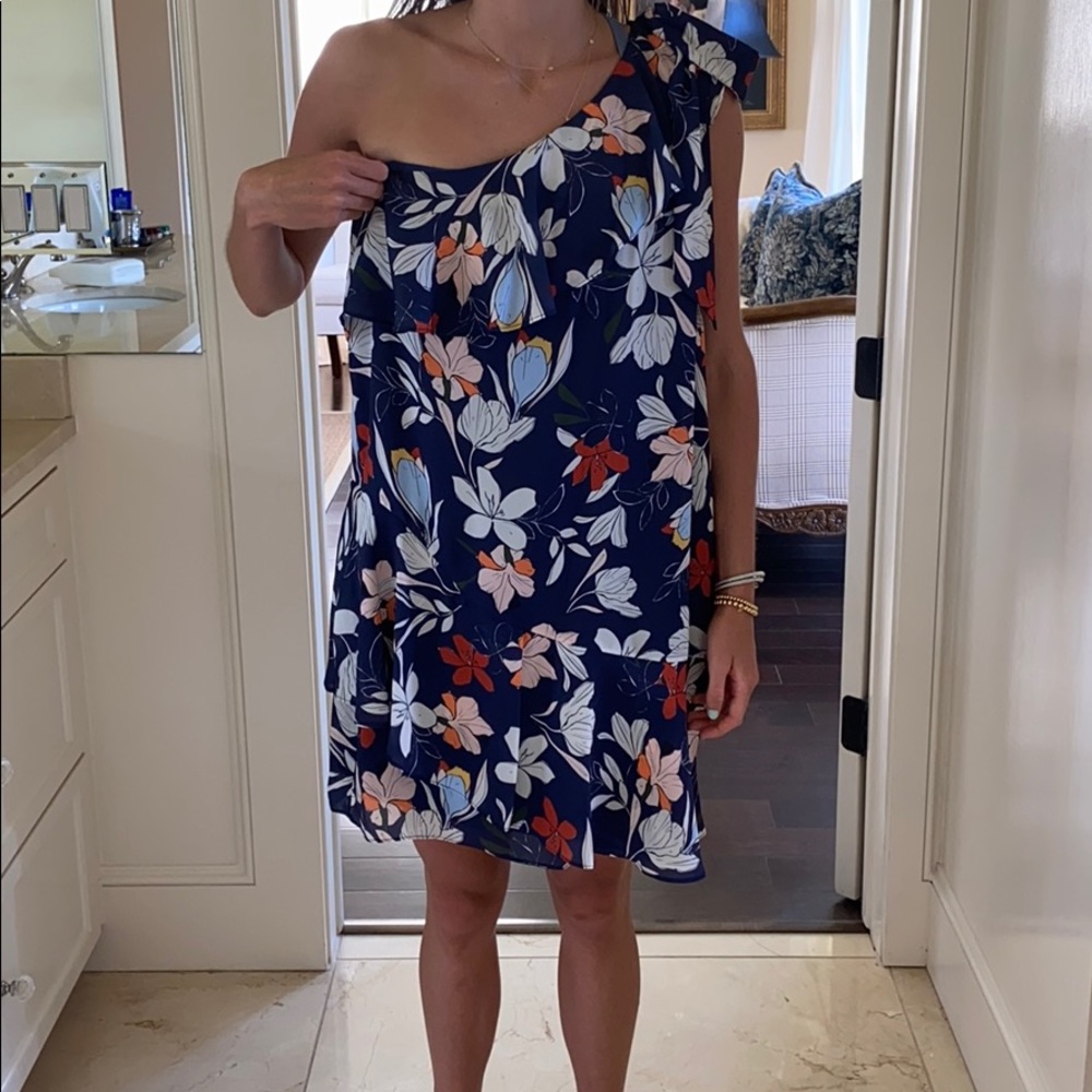 NWT!! parker one shoulder dress